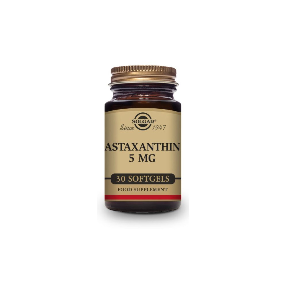 Comprar online ASTAXANTINA 5 MG 30 CAP SOLGAR - Farmacia Coliseum