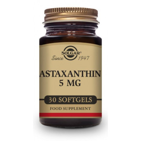 Comprar online ASTAXANTINA 5 MG 30 CAP SOLGAR - Farmacia Coliseum