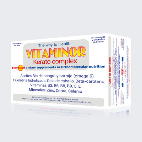 Comprar online KERATO COMPLEX 30+30 CAP VITAMINOR