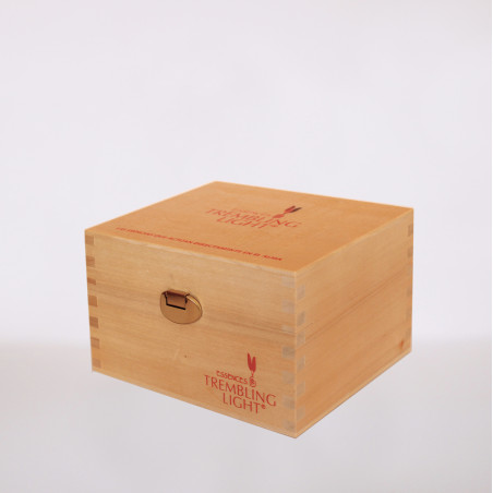 TREMBLING LIGHT CAJA DE MADERA PARA 20 ESENCIAS PUERTAS Y LLAVES