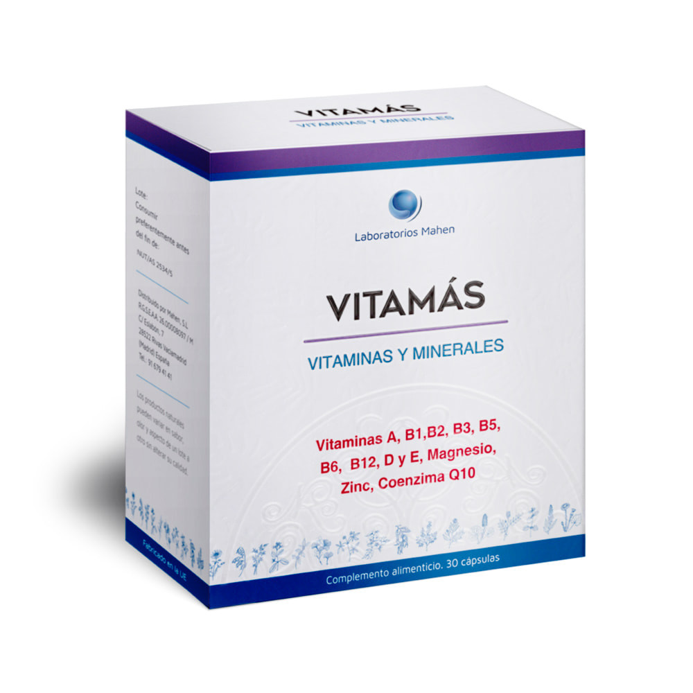 Comprar online VITAMAS 30 CAP MAHEN - Farmacia Coliseum