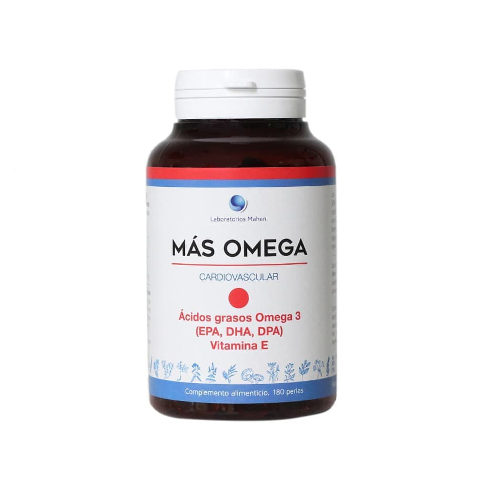 Comprar MAS OMEGA PUNTO ROJO 180 CAP MAHEN online - Farmacia Coliseum