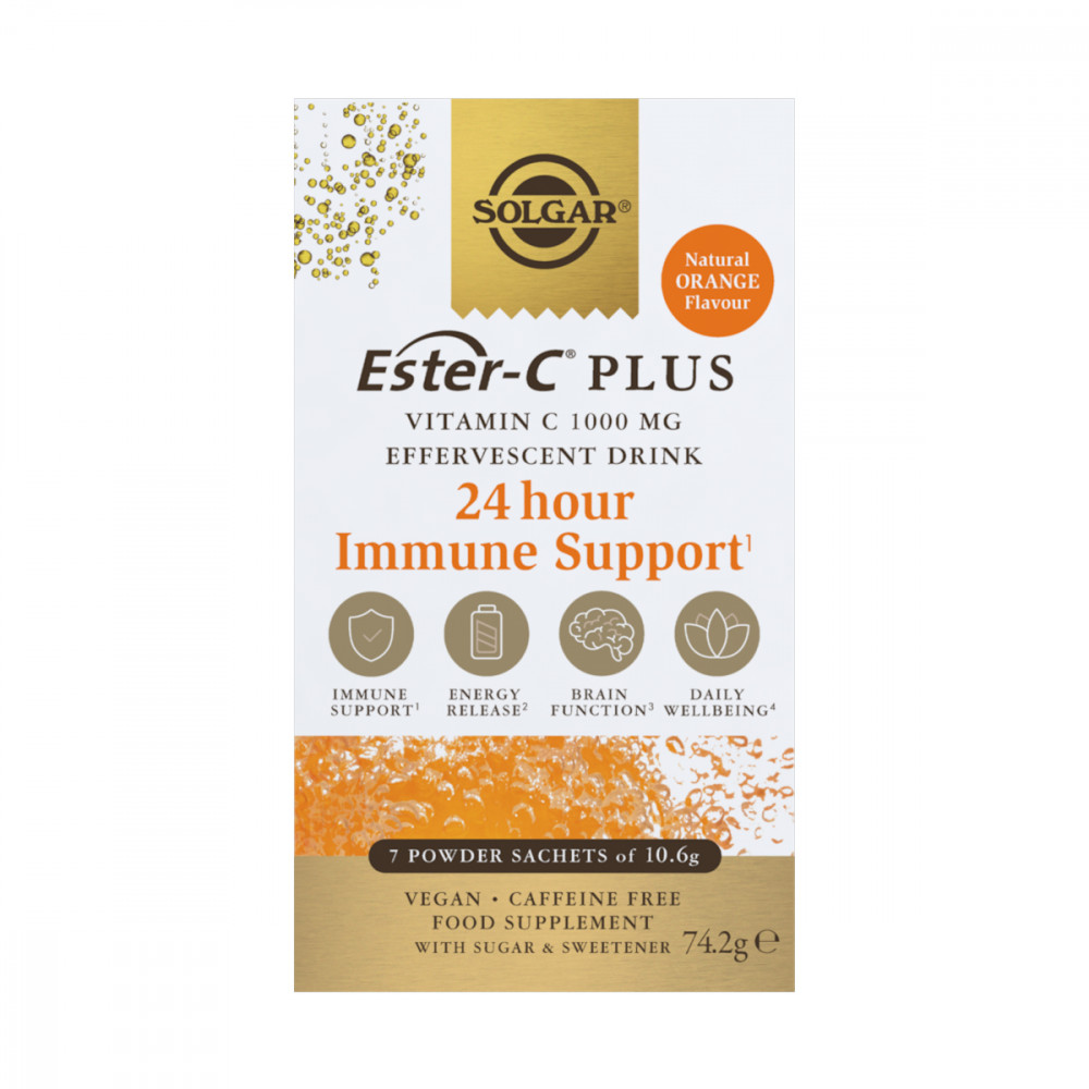 Comprar online Ester C Plus 7 sobres Solgar - Farmacia Coliseum