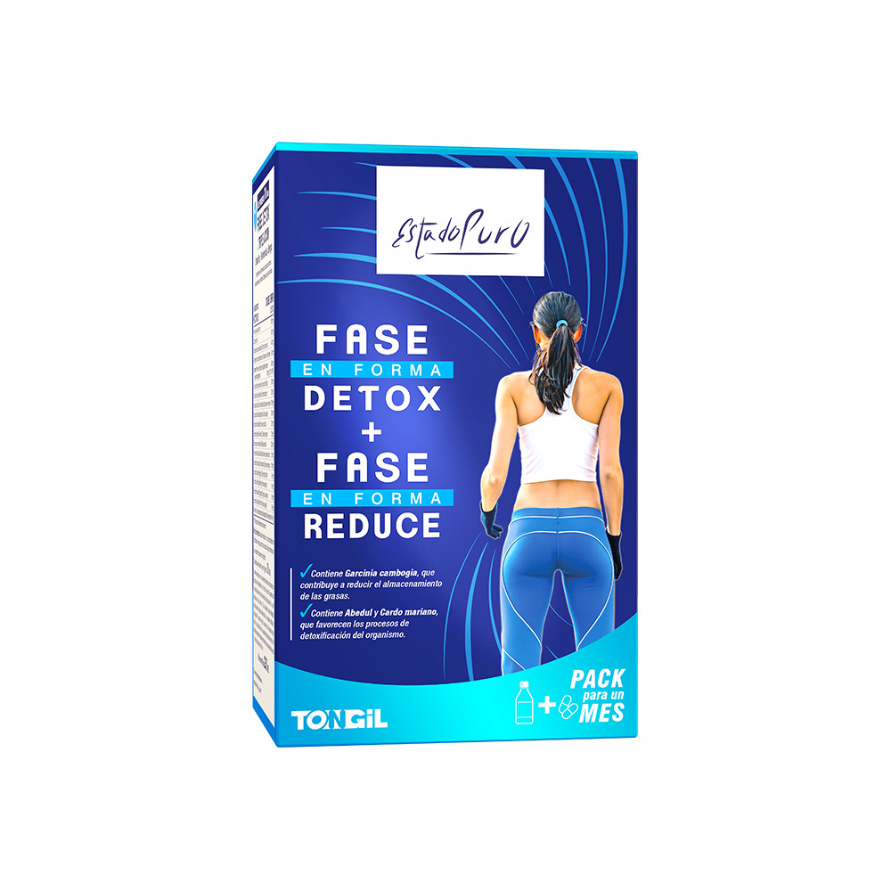 PACK FASE DETOX + REDUCE 250 ML +30 CAP ESTADO PURO TONGIL - Coliseum