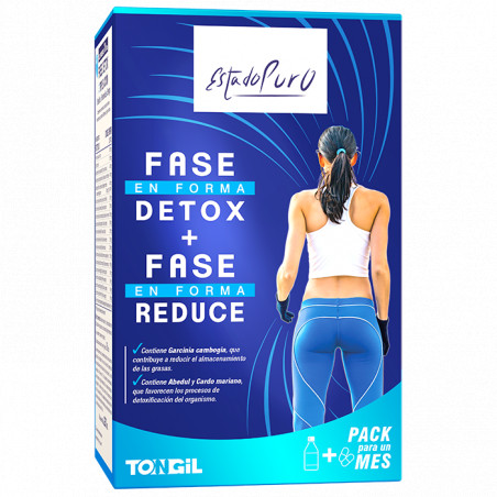 PACK FASE DETOX + REDUCE 250 ML +30 CAP ESTADO PURO TONGIL - Coliseum