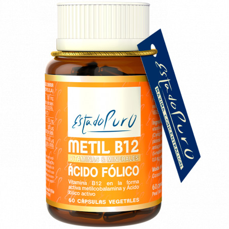 METIL B12 FOLICO 60 CAP VEGETALES ESTADO PURO TONGIL - Coliseum
