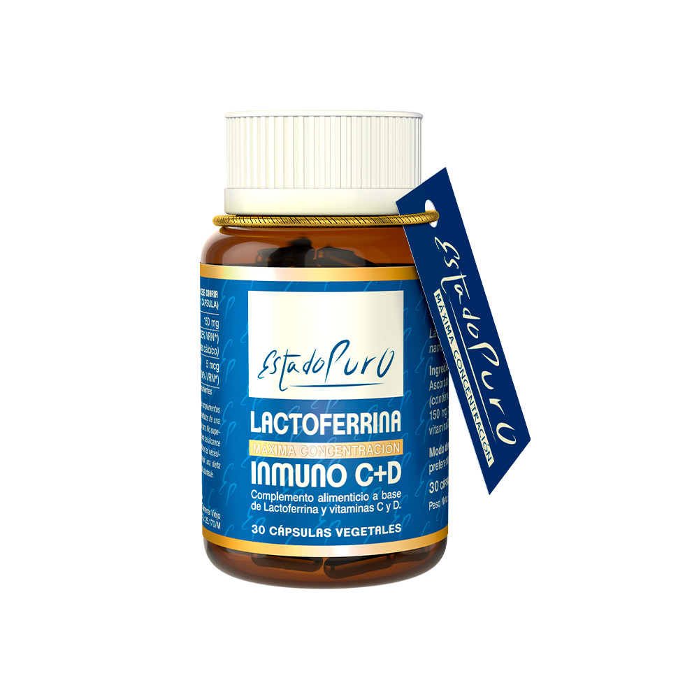 LACTOFERRINA INMUNO C+D 30 CAP ESTADO PURO TONGIL - Farmacia Coliseum