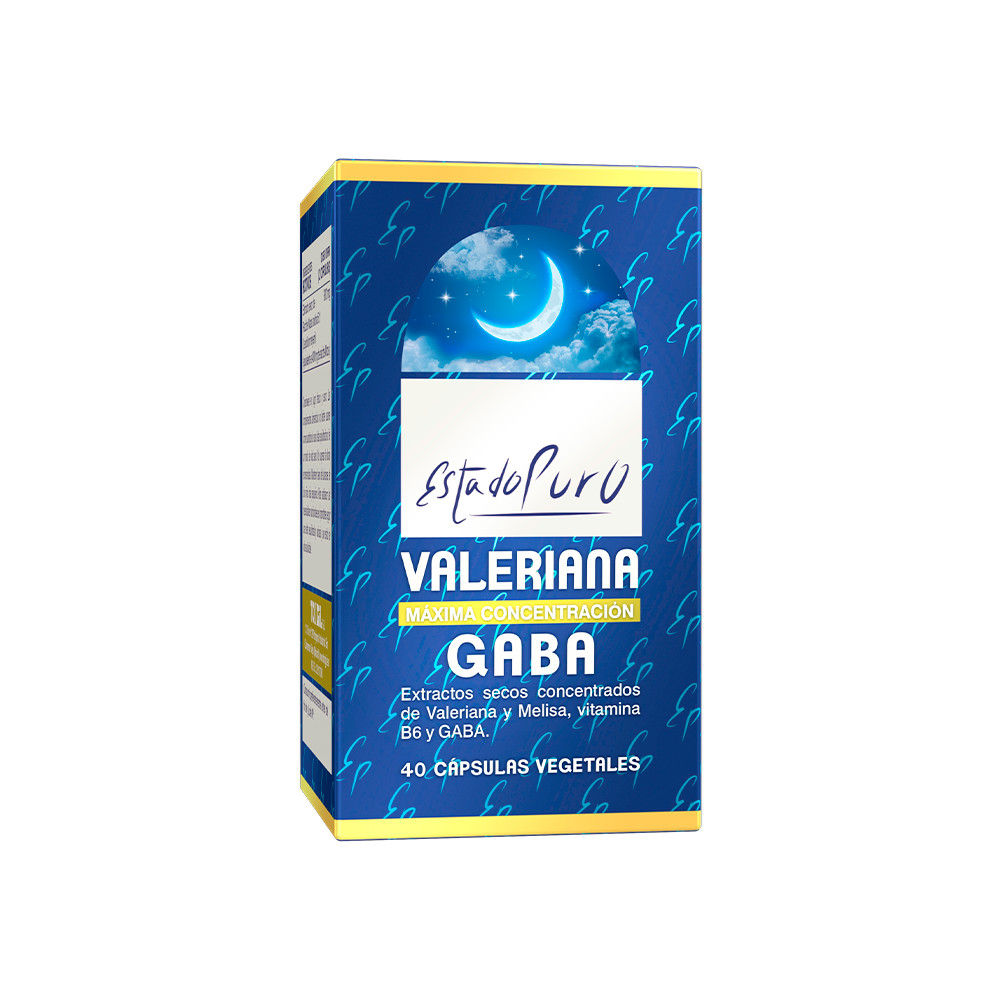 Comprar VALERIANA GABA 40 CAP VEGETALES ESTADO PURO TONGIL - Coliseum