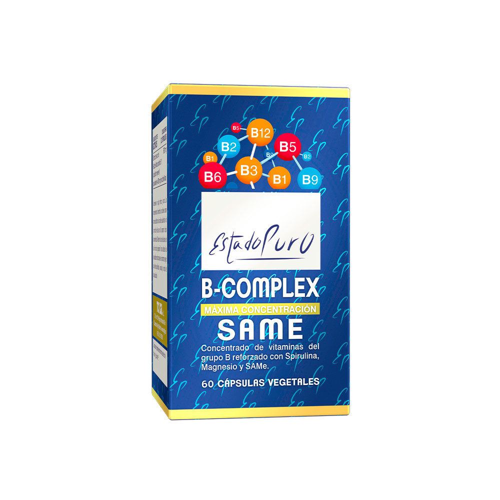 B COMPLEX SAME 60 CAP VEGETALES ESTADO PURO TONGIL - Coliseum