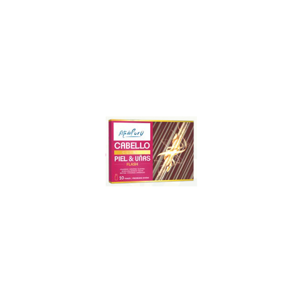 CABELLO PIEL UÑAS FLASH 10 VIALES ESTADO PURO TONGIL - Farmacia Coliseum