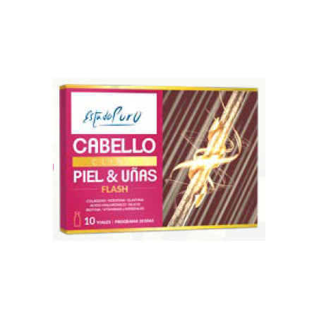 CABELLO PIEL UÑAS FLASH 10 VIALES ESTADO PURO TONGIL - Farmacia Coliseum