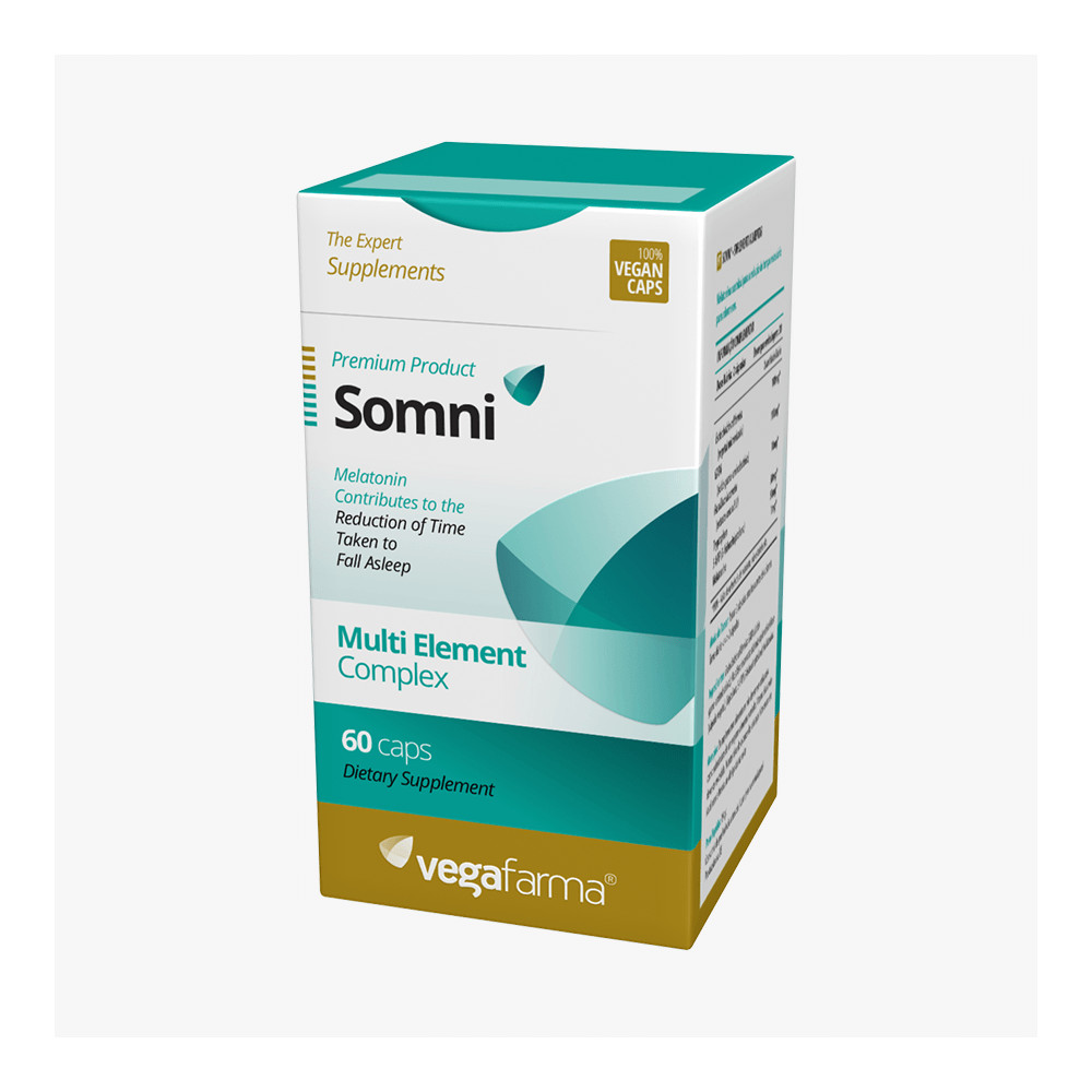 Comprar  SOMNI 60 CAP VEGAFARMA online - Farmacia Coliseum