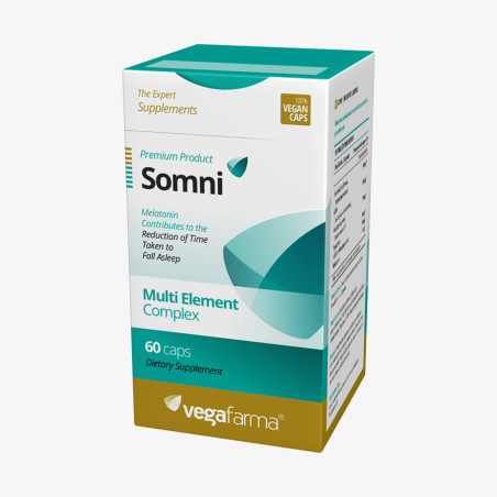 Comprar  SOMNI 60 CAP VEGAFARMA online - Farmacia Coliseum