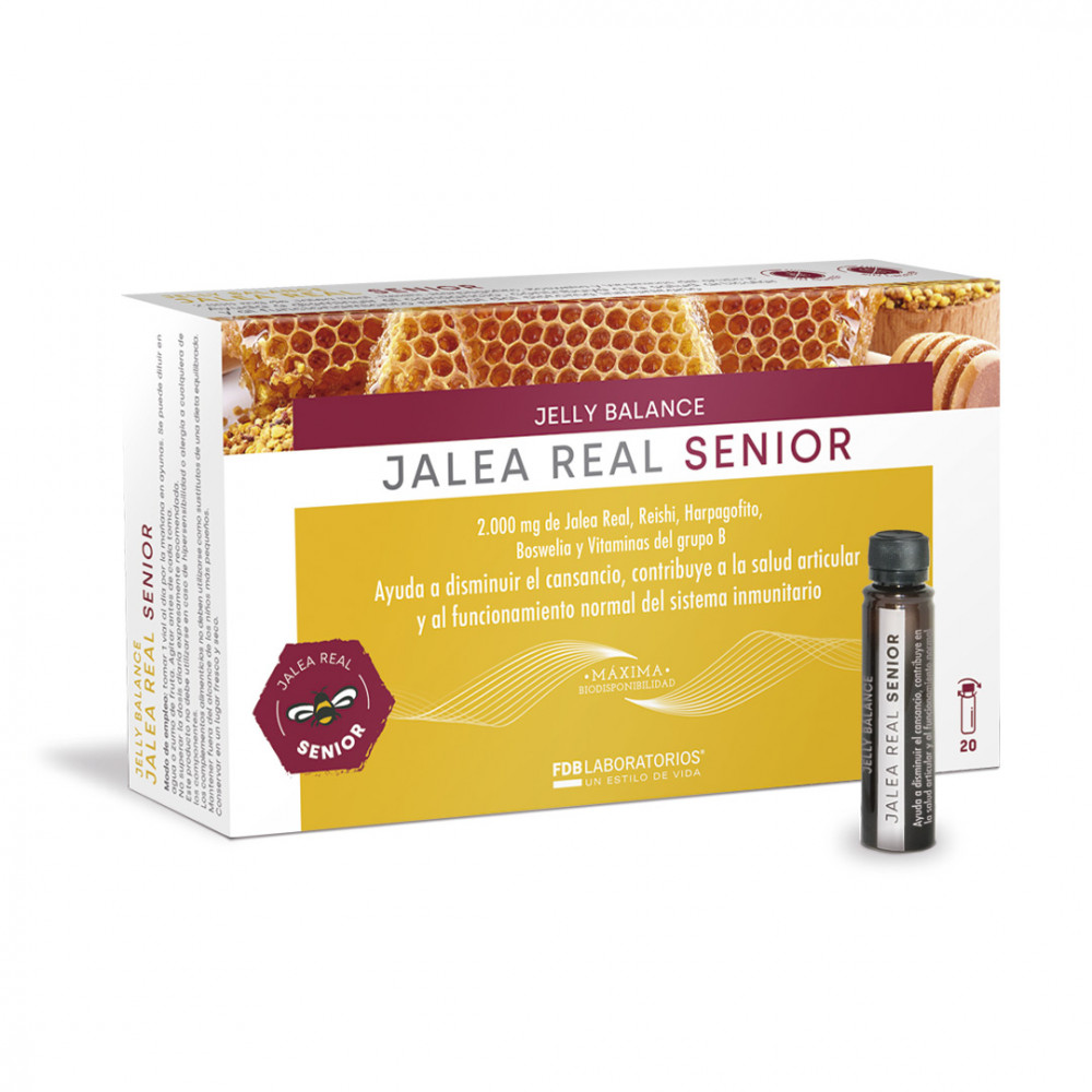 Comprar  JALEA REAL SENIOR JELLY BALANCE 20 AMP FDB LABORATORIOS online - Farmacia Coliseum