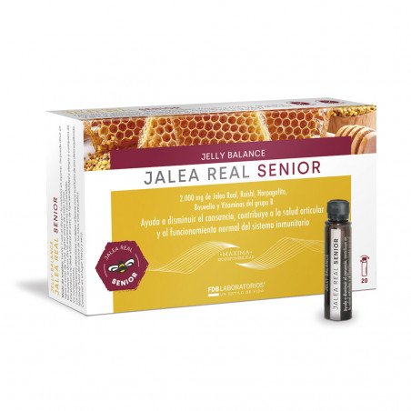 Comprar  JALEA REAL SENIOR JELLY BALANCE 20 AMP FDB LABORATORIOS online - Farmacia Coliseum