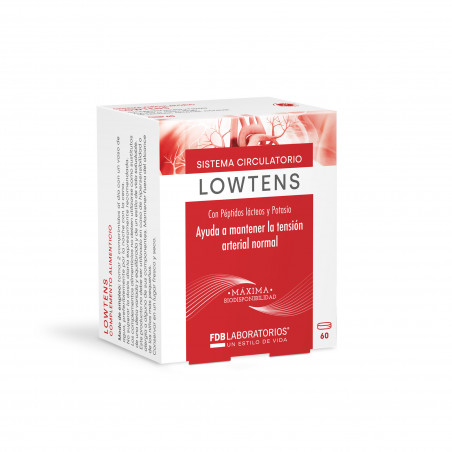 Comprar  LOWTENS PEPTIDOS LACTEOS 60 COMP FITODIET BALANCE FDB online - Farmacia Coliseum