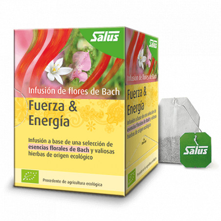Comprar online FUERZA ENERGIA INFUSION FLORES DE BACH 15 UNID SALUS - Farmacia Coliseum