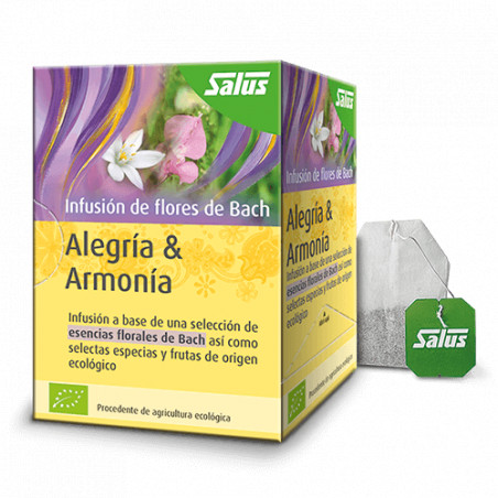 Comprar online ALEGRIA HARMONIA INFUSION FLORES DE BACH 15 UNID SALUS - Farmacia Coliseum