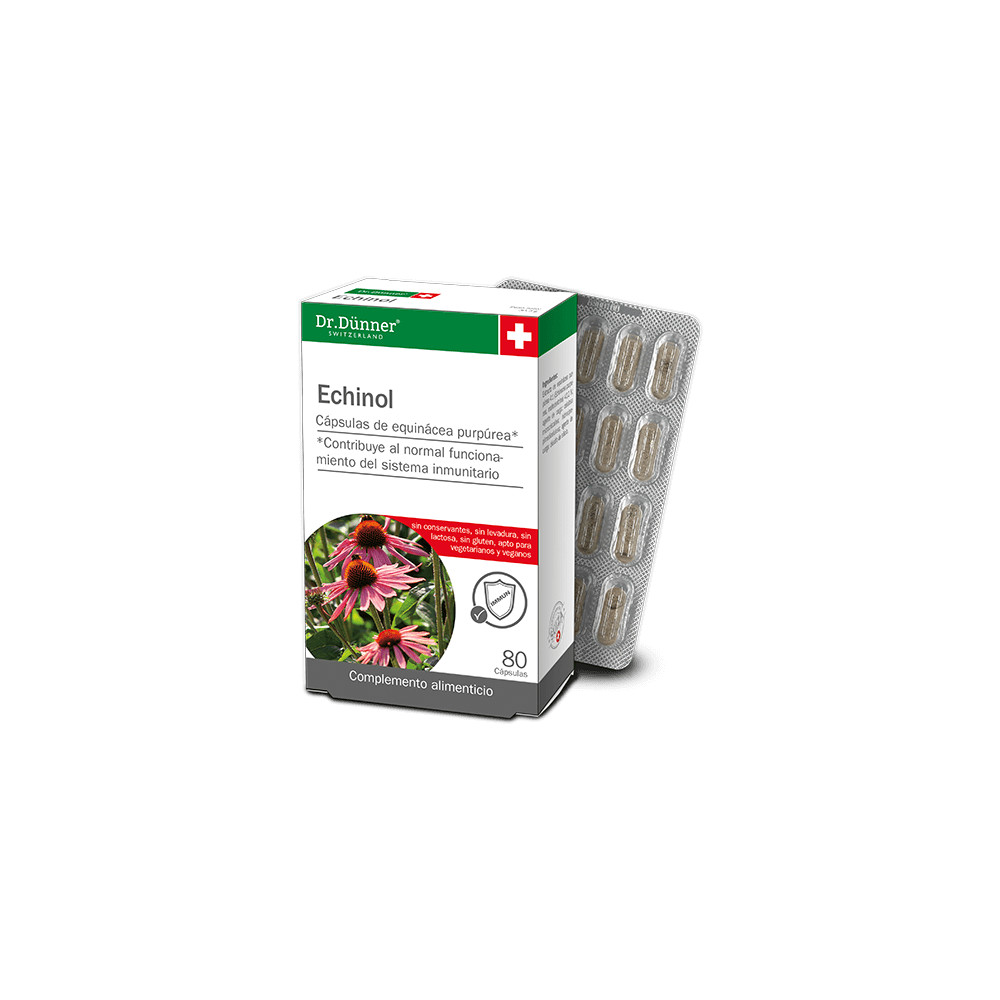 Comprar  ECHINOL 80 CAP DR DUNNER online - Farmacia Coliseum