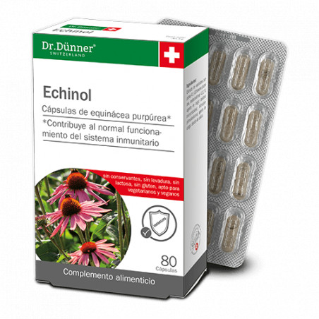 Comprar  ECHINOL 80 CAP DR DUNNER online - Farmacia Coliseum