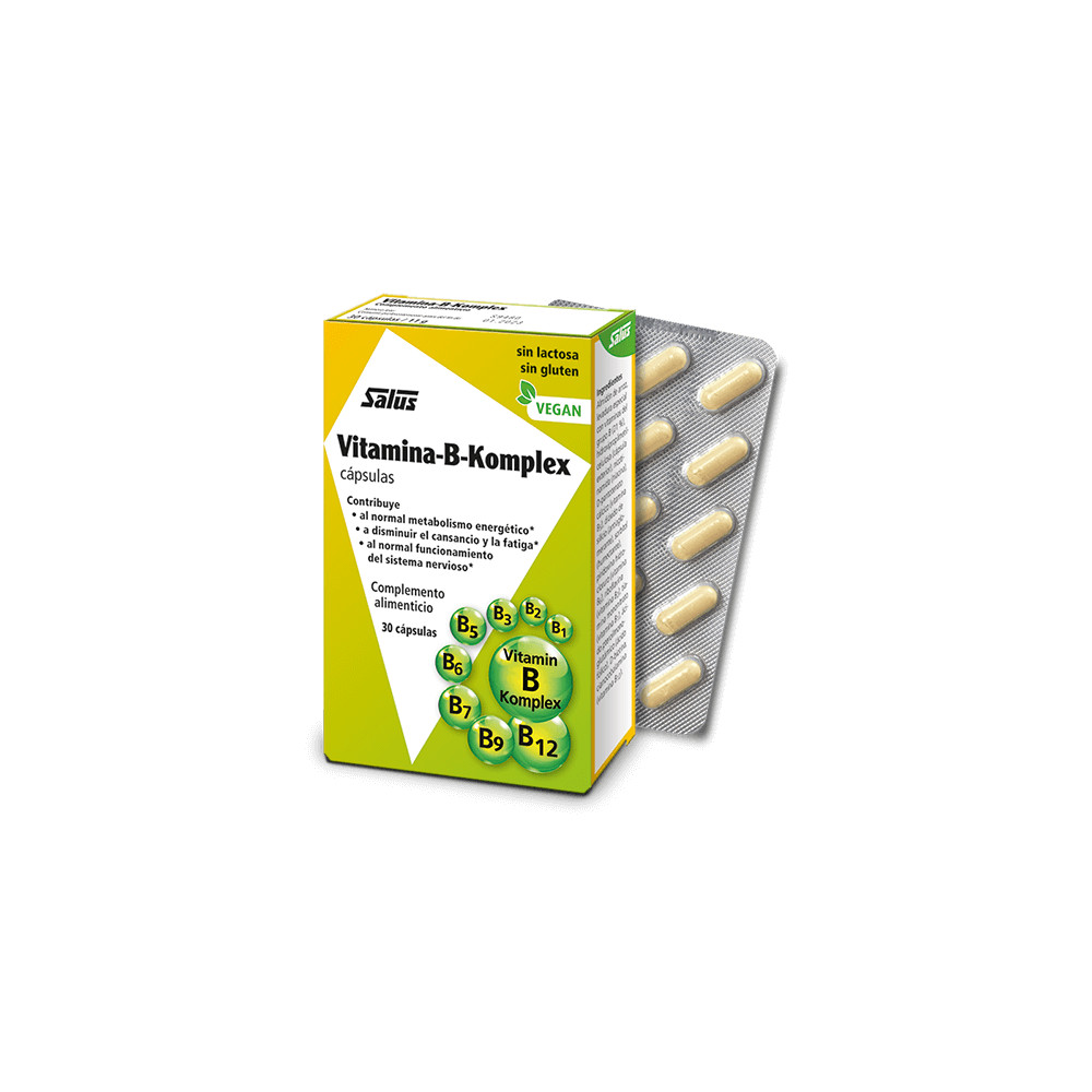 Comprar  VITAMINA B KOMPLEX 30 CAP SALUS online - Farmacia Coliseum