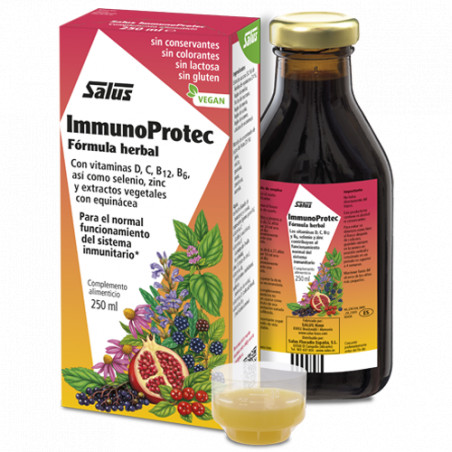 Comprar  IMMUNOPROTECT VEGAN 250 ML SALUS online - Farmacia Coliseum