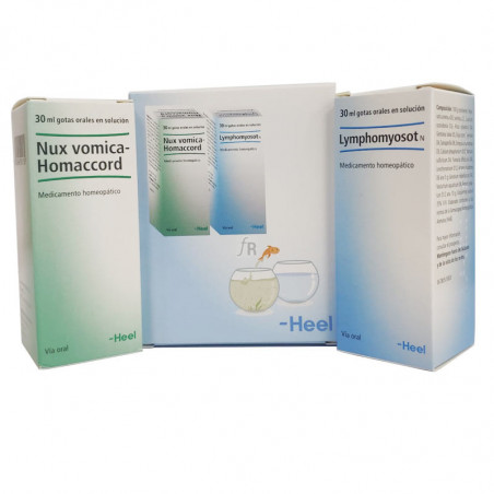 Comprar KIT DETOX DUO LYMPHOMYOSOT + NUX VOMICA 30ML HEEL online