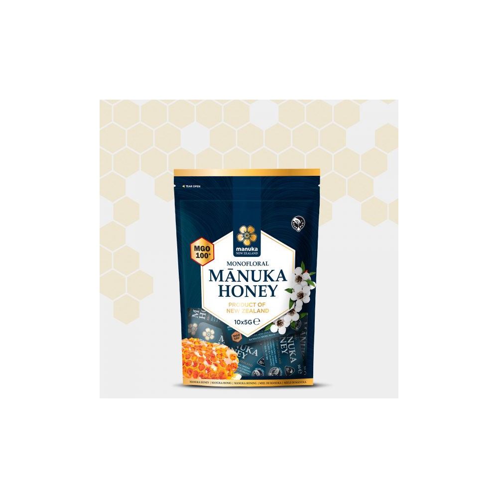Comprar online Manuka Honey MGO 100+ 10 dosis x 5g - Farmacia Coliseum