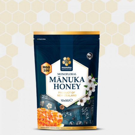 Comprar online Manuka Honey MGO 100+ 10 dosis x 5g - Farmacia Coliseum
