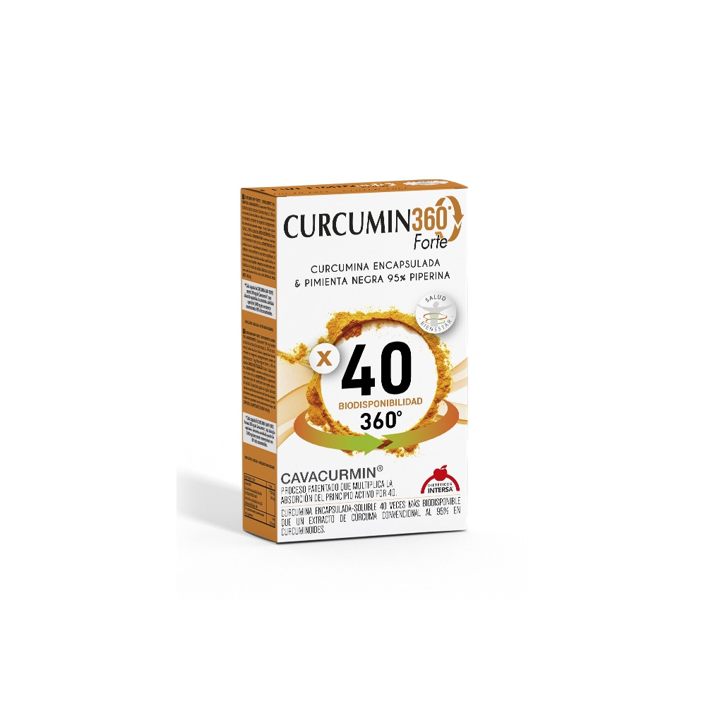 Comprar online CURCUMIN FORTE 360º 60 CAP INTERSA - Farmacia Coliseum