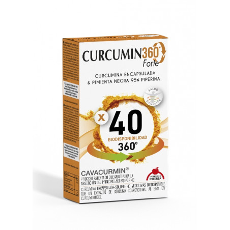 Comprar online CURCUMIN FORTE 360º 60 CAP INTERSA - Farmacia Coliseum