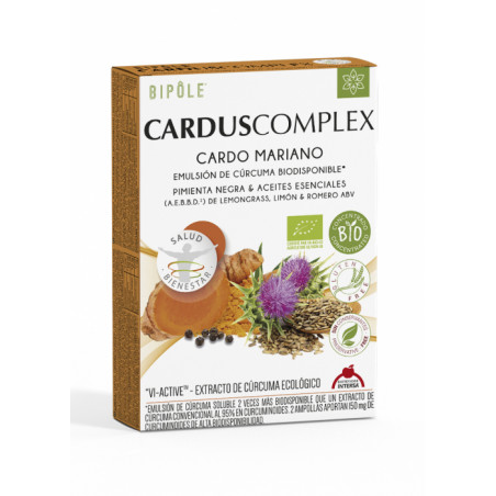 Comprar online BIPOLE CARDUS COMPLEX 20 AMP INTERSA - Farmacia Coliseum