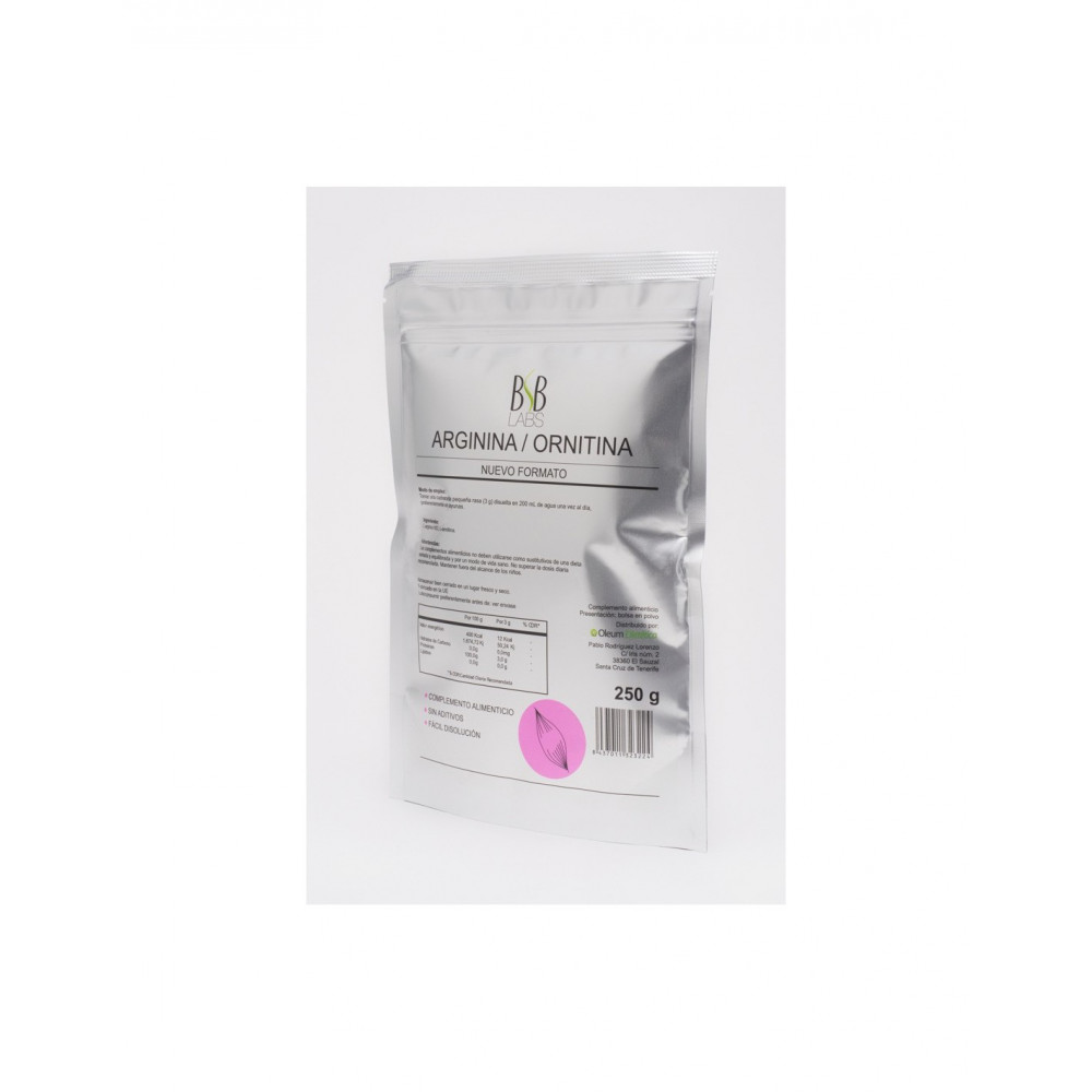 Comprar ARGININA/ORNITINA 250 G BSB LABS online - Farmacia Coliseum