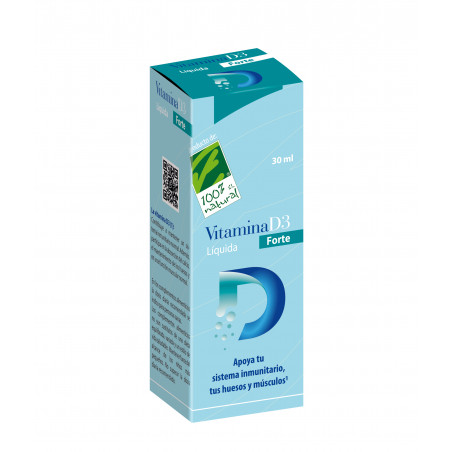 Comprar VITAMINA D-3 FORTE 1000UI x gota 30 CC CIEN POR CIEN NATURAL