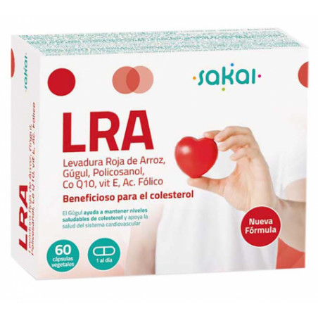 Comprar LRA Q10 ARROZ ROJO 60 CAP SAKAI online - Farmacia Coliseum