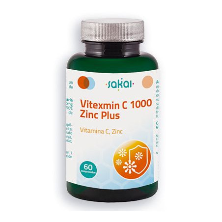Comprar VITEXMIN C 1000 ZINC PLUS 60 COMP SAKAI online - Farmacia Coliseum