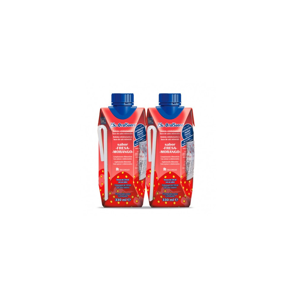 Comprar online BIORALSUERO FRESA 3X200 ML BRIKS - Farmacia Coliseum