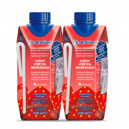 Comprar online BIORALSUERO FRESA 3X200 ML BRIKS - Farmacia Coliseum