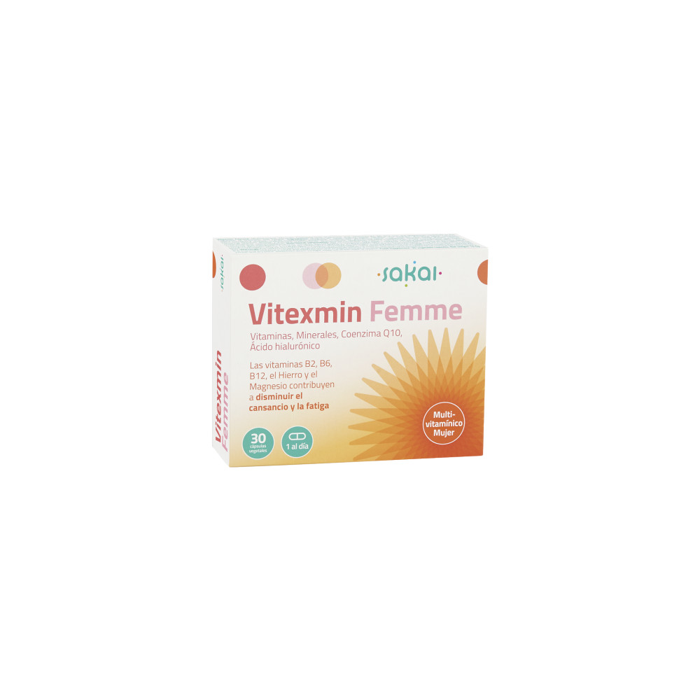 Comprar VITEXMIN FEMME 30 CAP SAKAI online - Farmacia Coliseum