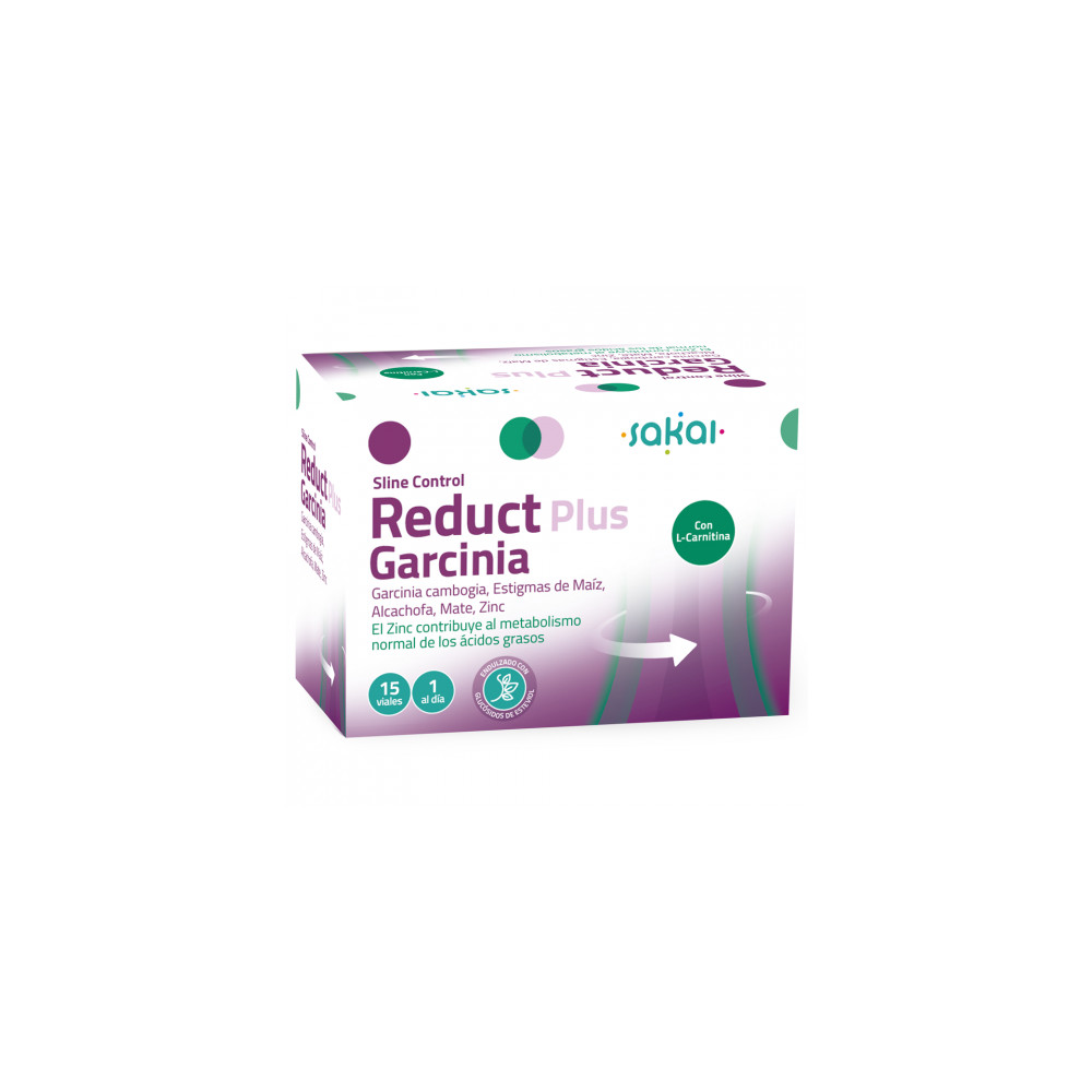 Comprar online SLINE CONTROL REDUCT PLUS GARCINIA 15 VIALES SAKAI - Farmacia Coliseum