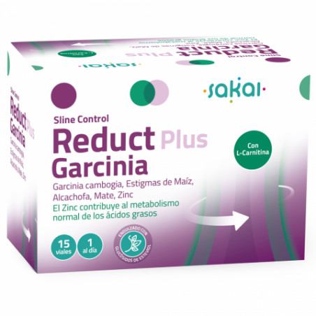 Comprar online SLINE CONTROL REDUCT PLUS GARCINIA 15 VIALES SAKAI - Farmacia Coliseum