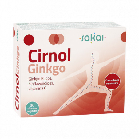 Comprar online CIRNOL GINKGO 30 CAP SAKAI - Farmacia Coliseum
