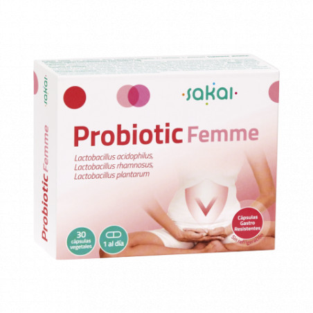Comprar PROBIOTIC FEMME 30 CAP SAKAI online - Farmacia Coliseum