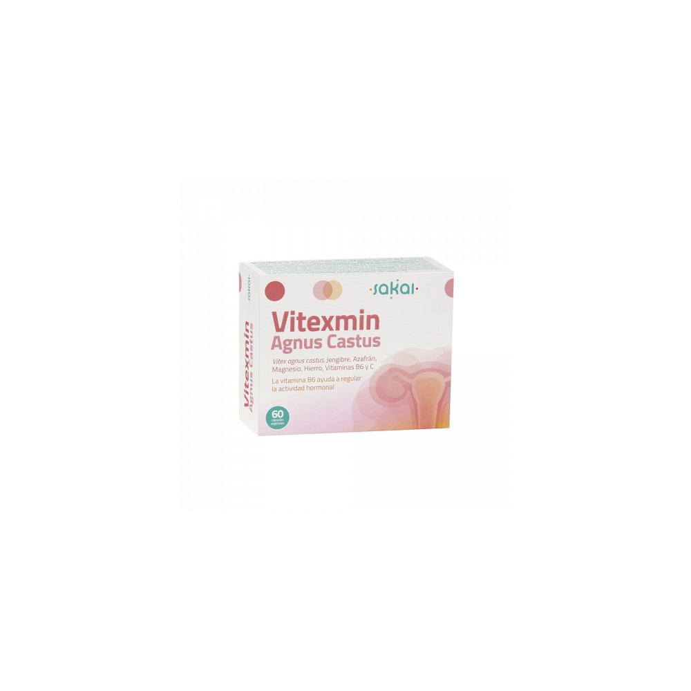 Comprar online VITEXMIN AGNUS CASTUS 60 CAP SAKAI - Farmacia Coliseum
