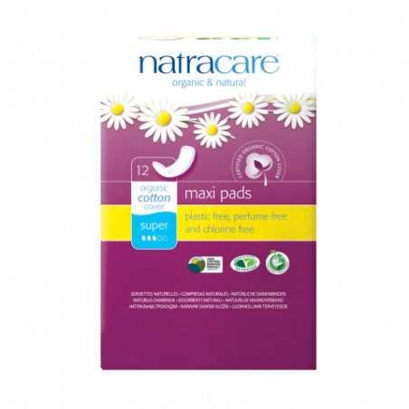 Comprar online NATRACARE COMPRESA SUPER 12 UNID SIN ALAS SAKAI - Farmacia Coliseum