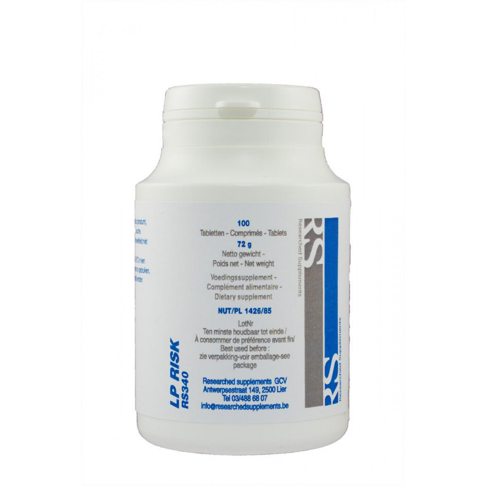 Comprar LP-RISK 100 TAB NUTRINED online - Farmacia Coliseum