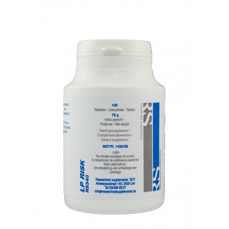 Comprar LP-RISK 100 TAB NUTRINED online - Farmacia Coliseum