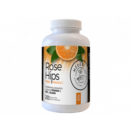 Comprar ROSE HIPS VIT C + ZIN + SE 200 COMP MEDERI online - Farmacia Coliseum