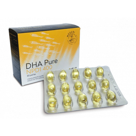 Comprar online DHA PURE NPD1 400 60 PERLAS MEDERI - Farmacia Coliseum