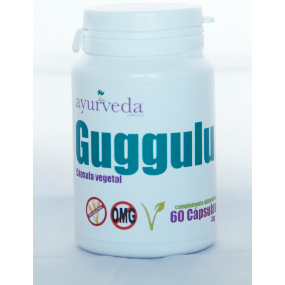 Comprar GUGGULU 60 CAP AYURVEDA AUTENTICO online - Farmacia Coliseum